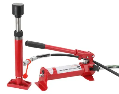 Obrázok produktu pre Hydraulický zdvihák Porta-Power – 4 tony – s kompresorom – zdvihací valec – súprava na opravu karosérie a rámu