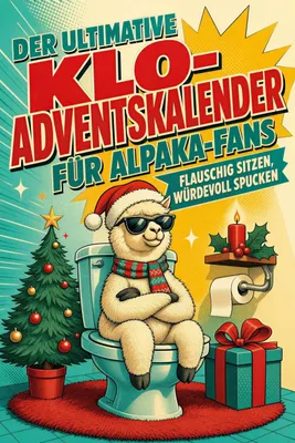 Produktbild von Der ultimative Klo-Adventskalender für Alpaka-Fans