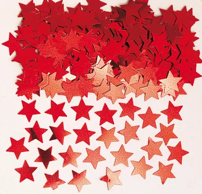 Produktbild von amscan Konfetti Stardust rot 14 g