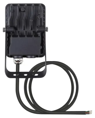 Productafbeelding van LED-schijnwerper, buitenlamp, 10W, 900lm, 4000K, IP65, zwart, met bewegings- en schemersensor, Essentials, Ledvance