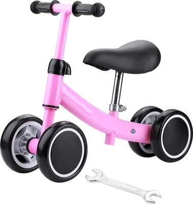 Produktbild von Balance Training Mini Bike Scooter Walker Roller für 1-2 Jahre alt Baby (Pink)