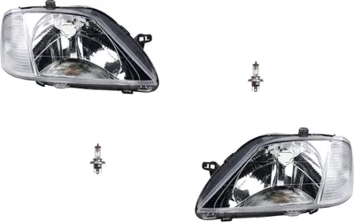 Obrázok produktu pre Johns, halogénové svetlomety vhodné pre Dacia Logan 09/04-05/08 s H4 Set ľavý pravý
