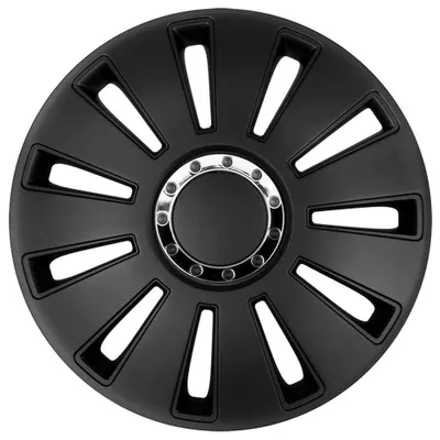 Produktbild von AutoStyle 4er Set Radzierblenden Silverstone Pro 16-Zoll Schwarz