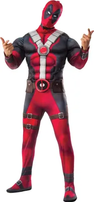 Produktbild von Deluxe Deadpool 2™-Kostüm für Erwachsene XL