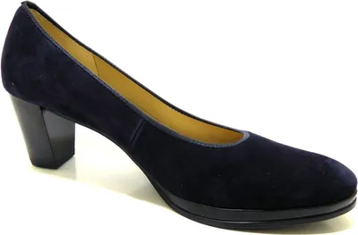 Produktbild von Ara Damen Leder Pumps blau Samt 6