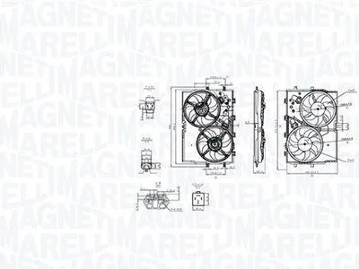 Produktbild von Lüfter, Motorkühlung MAGNETI MARELLI 069422853010
