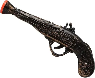 Produktbild von Atosa Kupferpiratenpistole 28 Cm Golden Golden One Size