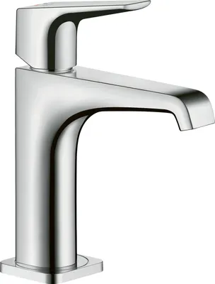 Immagine prodotto di hansgrohe AXOR Citterio E mitigeur monocommande de lavabo 125 avec béqu'ille sans garniture de vidage, 36111000, 36111000