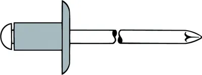 Produktbild von GESIPA Blindniet Nietschaft d x l 5 x 20 mm K11 - 1454118
