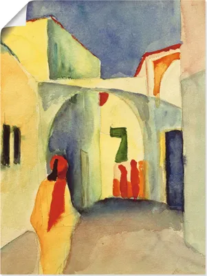 Produktbild von ARTland Poster Blick in eine Gasse in Tunis Größe: 60x80 cm