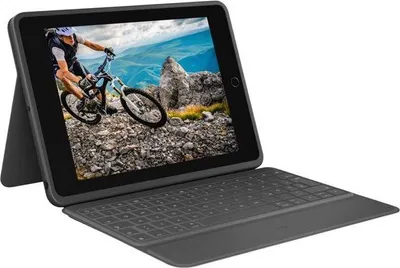 Produktbild von Tastaturhülle, Logitech Rugged Folio, AZERTY, Oxford, für iPad 10. Generation (A16)