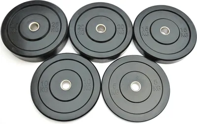 Produktbild von Bumper Plate Hantelscheiben 2x 5 kg für 50 mm Hantelstangen