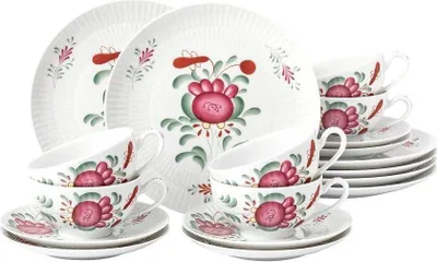Produktbild von Seltmann Weiden Amina Ostfriesenrose Teeservice 18 tlg. groß