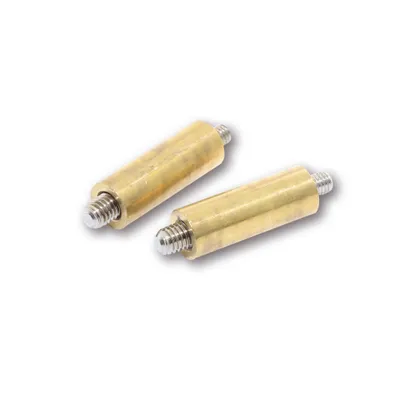 Produktbild von MOTOBATT Batteriepoladapter aus Messing, M5 M6 Gewinde, 42 mm Länge
