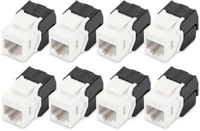 Image de DIGITUS Keystone Jack Cat6/RJ45->LSA ungeschirmt 250MHz  8St