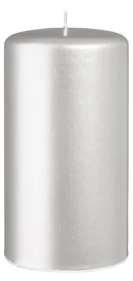 Produktbild von Stumpenkerzen Silber 150 x Ø 80 mm, 6 Stück