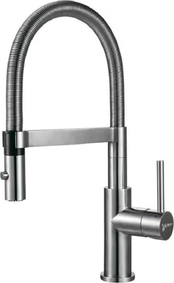 Produktbild von Victory GT2101 Küchenarmatur aus massivem Edelstahl mit 360° Schwenkauslauf & Laminarperlator