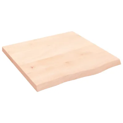Immagine prodotto di Mensola a muro 60x60x(2-4) cm in rovere massiccio non trattato