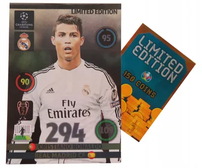 Produktbild von Panini Champions 2015 Limited Xxl Football Card: Cristiano Ronaldo, Real