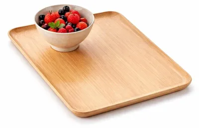 Obrázok produktu pre Obdĺžnikový drevený podnos, 39 x 27 cm