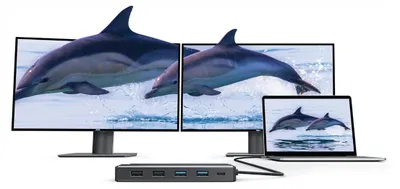Productafbeelding van Alogic DUCDMV2: Alogic Dockingstation USB-C, 12-in-1, Dual Display, Mini MV2
