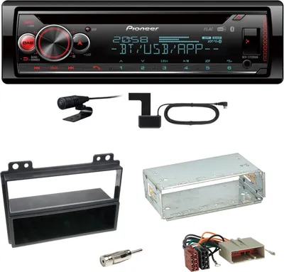 Produktbild von Pioneer DEH-S720DAB USB Bluetooth Digitalradio Einbauset für Ford Fiesta Fusion