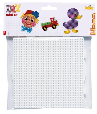 Productafbeelding van Hama Bügelperlen 4453 HAMA Stiftplatten midi "Quadrat, Kreis", groß, im Blister