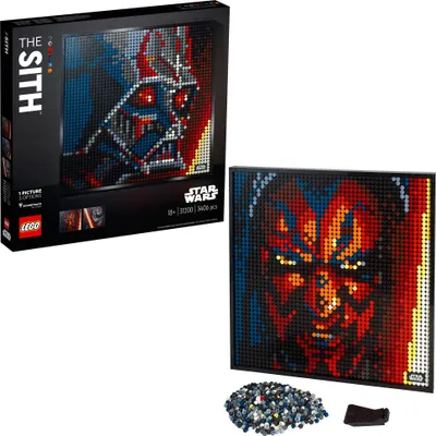 Produktbild von LEGO 31200 Art Star Wars The Sith - Kunstbild, Poster und Wanddeko zum Basteln, DIY Puzzle für Erwachsene, tolles Geschenk