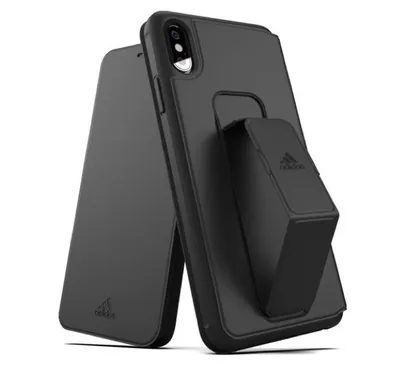 Produktbild von Adidas Folio Grip SP, Folio, Apple, iPhone XS Max, 16,5 cm (6.5"), Schwarz