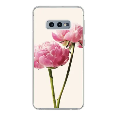 Produktbild von MuchoWow® Handyhülle Schutzhülle Hülle für Samsung Galaxy S10e Blumen - Blüte - Rosa Silikon Softcase Handy Hülle - Handy