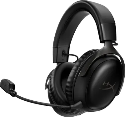 Obrázek produktu pro HyperX Cloud III Wireless – herní náhlavní souprava, Bezdrátový, Hraní, 10 - 21000 Hz, Sluchátka s mikrofonem, Černá