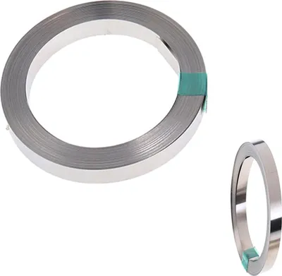 Produktbild von Nickelband, 8 x 0.15mm Nickel Streifen,Reines Nickel,Nickel Platten Band Blattstreifen,für Punktschweißgerät(10m)