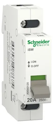 Immagine prodotto di Sezionatore APC Schneider Schneider Electric 1P 20A A9S60120