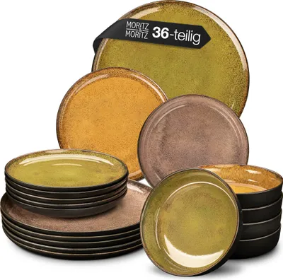 Produktbild von Moritz & Moritz VIDA 36tlg Tafel Service Vintage Geschirr Set