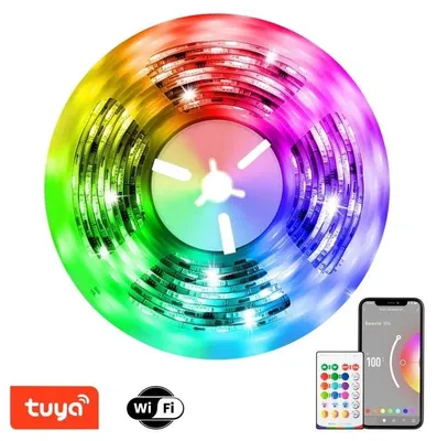 Immagine prodotto di Striscia LED Immax NEO LITE Smart 10 m, RGB+CCT, multicolore+dimmerabile, WiFi, telecomando, MUSIC