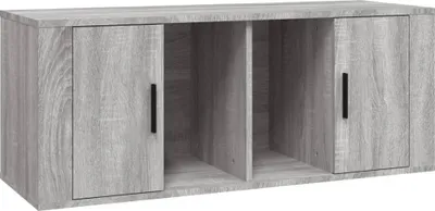 Produktbild von vidaXL TV-Schrank Grau Sonoma 100x35x40 cm Holzwerkstoff