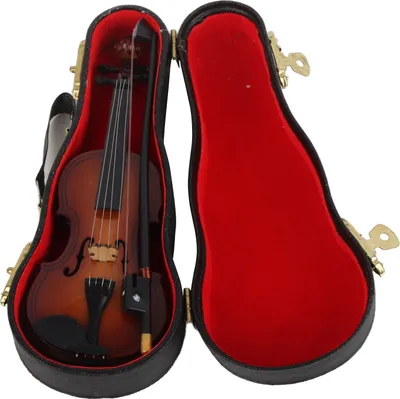 Immagine prodotto di Mini modello di violino, regalo modello di violino, modello di violino in miniatura, decorazione modello di violino, display mini violino, mini ornamenti musicali