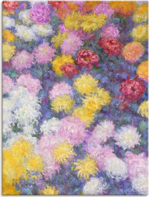 Produktbild von ARTland Leinwandbild Chrysanthemen. 1897 Größe: 45x60 cm