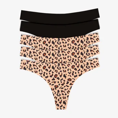 Produktbild von Occulto Damen Seamless Tanga 5er Pack (Model: Ravenna)