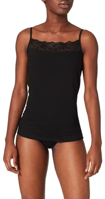 Produktbild von Trigema Damen Spaghettiträger Unterhemd mit Spitze 534401