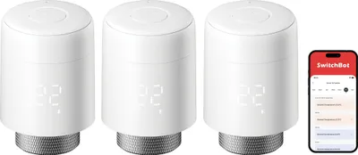 Produktbild von SWITCHBOT Heizkörperthermostat, weiß, 3 Stück