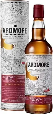 Produktbild von The Ardmore 12 Jahre Port Wood Finish Highland Single Malt Scotch Whisky in Geschenkpackung | 46 % vol | 0,7 l