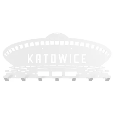 Produktbild von Metall Wandhaken für Kleidung, Wandkleiderbügel, Wandgarderobe, Kleiderhaken, Garderobenhaken, Flurgarderobe, Garderobe Flur, UFO, Katowice,  weiß