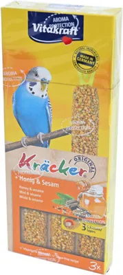 Productafbeelding van Vitakraft Vogel parkietenkracker honing/sesam 3in1 Gebr. de Boon