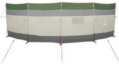 Imagen del producto de Cortaviento de camping impermeable verde 510x153 cm