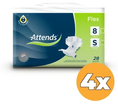 Productafbeelding van 4x Attends Flex 8 Maat S (28 stuks)