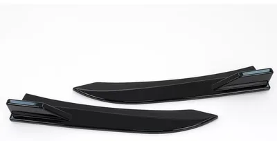 Produktbild von Heckstoßstangenklappen Seitenflossen Flics für BMW 3er F30 F31 11-19 glänzend schwarz.