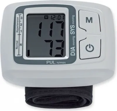 Produktbild von GIMA Smart Digital Automatik Weiß Handgelenk Sphygmomanometer mit Speicher