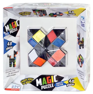 Produktbild von Magic Puzzle Multicolor 48, Schlangenwürfel, 5 Jahr(e)