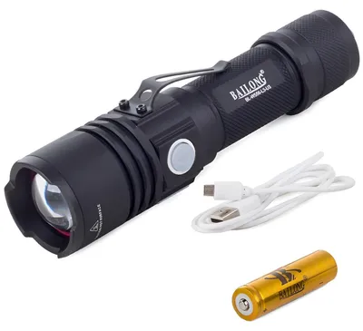 Zdjęcie produktu dla Latarka LED BAILONG 08289 CREE XM-L T6 ZOOM